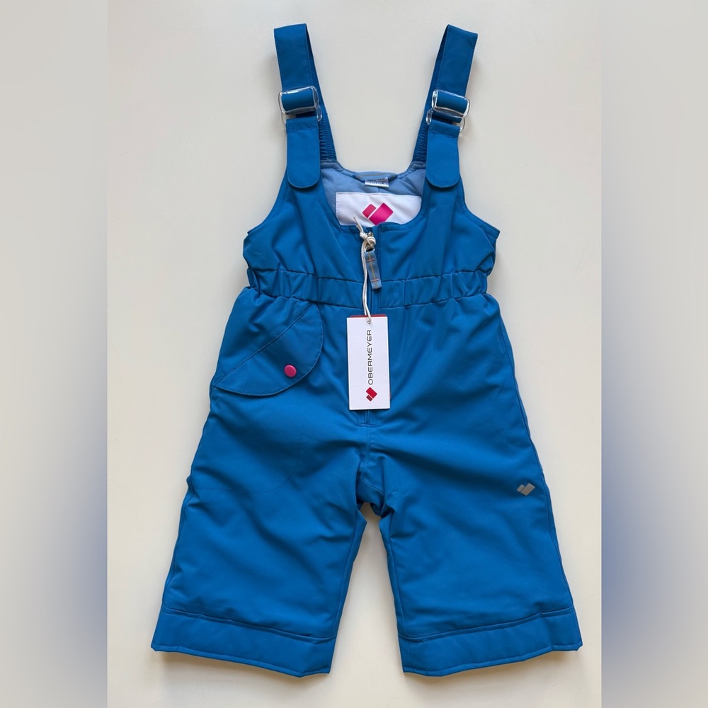 Obermeyer Girls Snoverall Insulated Bib Snow Pants - Winter Sky - Size 1